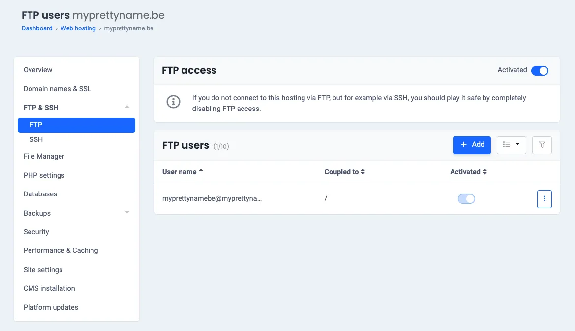 Combell FTP